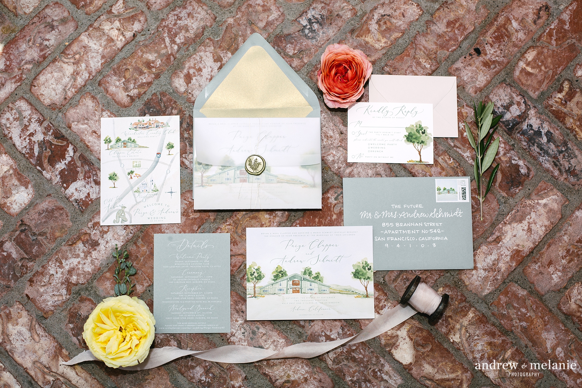 wedding invitation suite