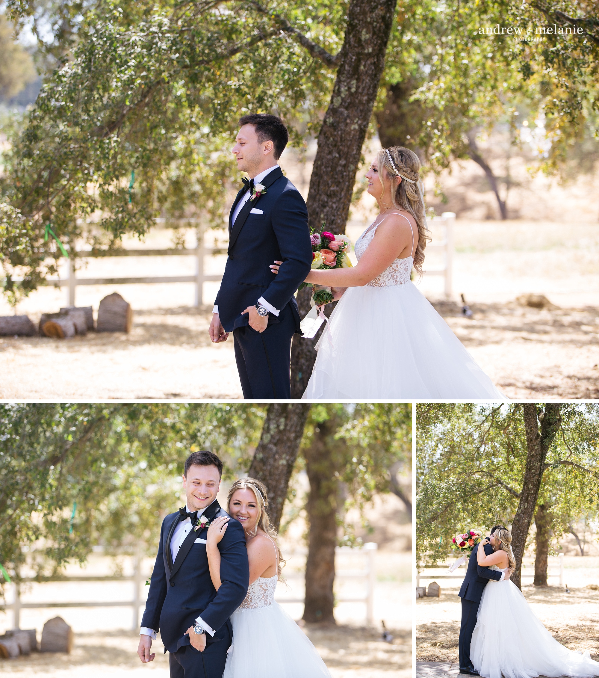 first look wedding photos