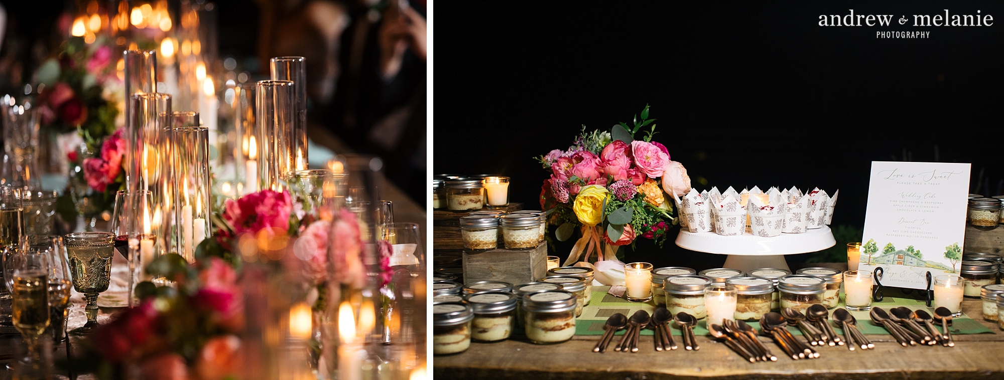wedding dessert table Northern California