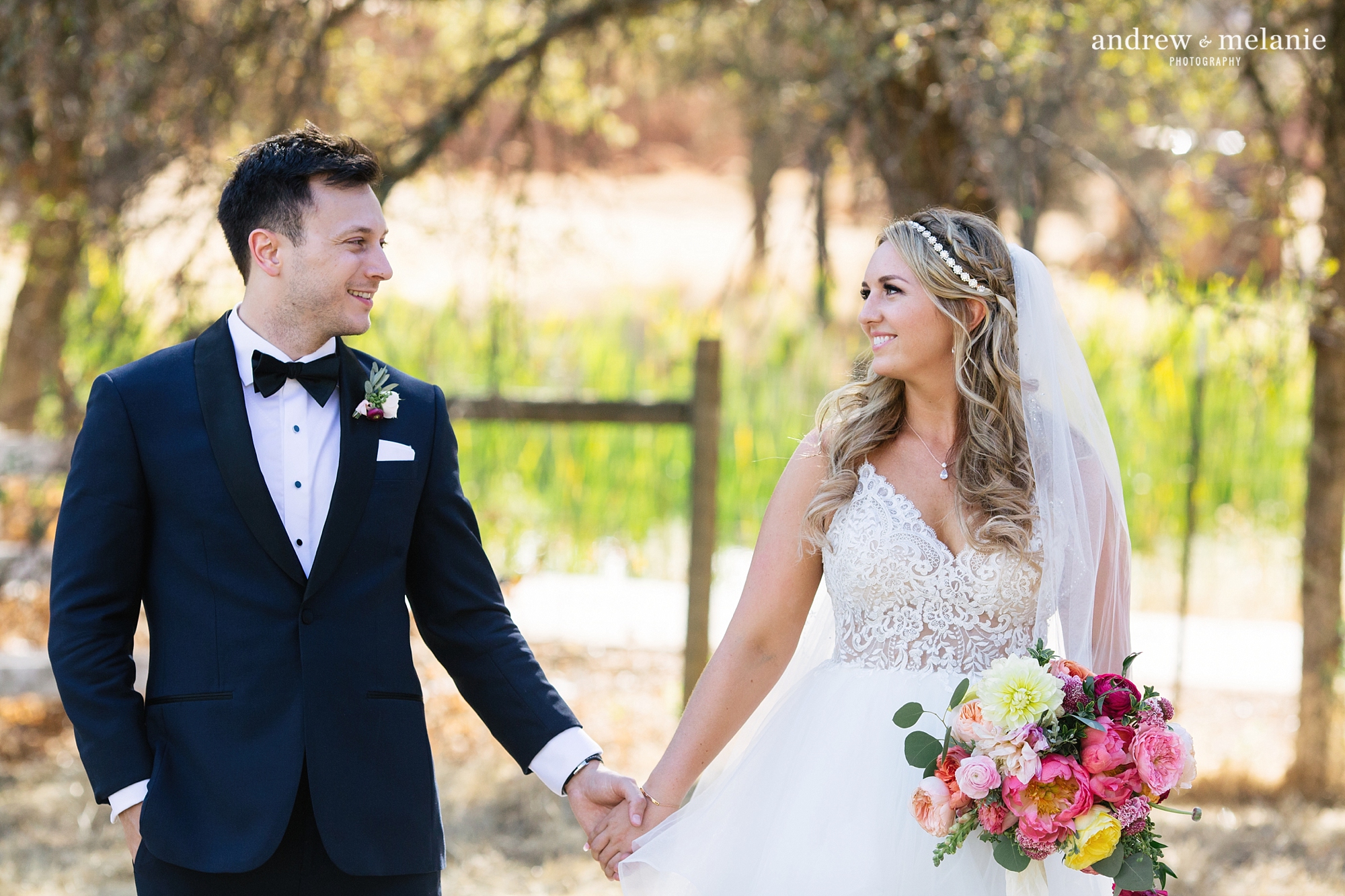Elegant outdoor wedding Northern California