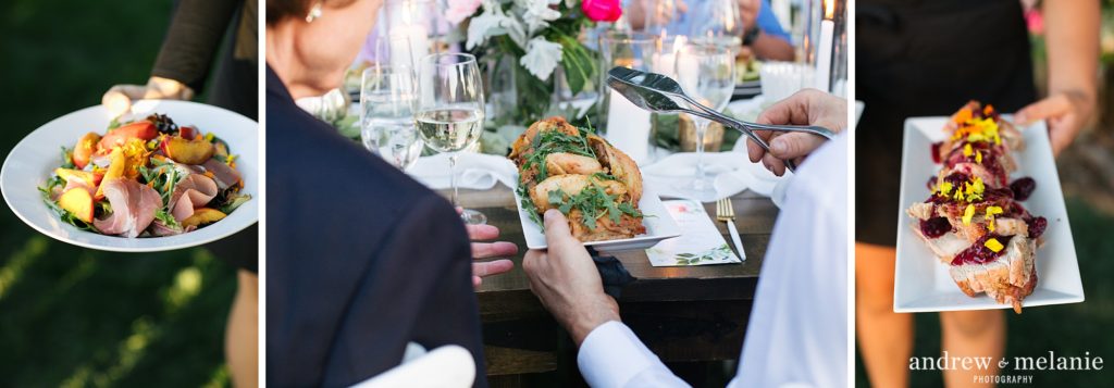 Family style catering photos