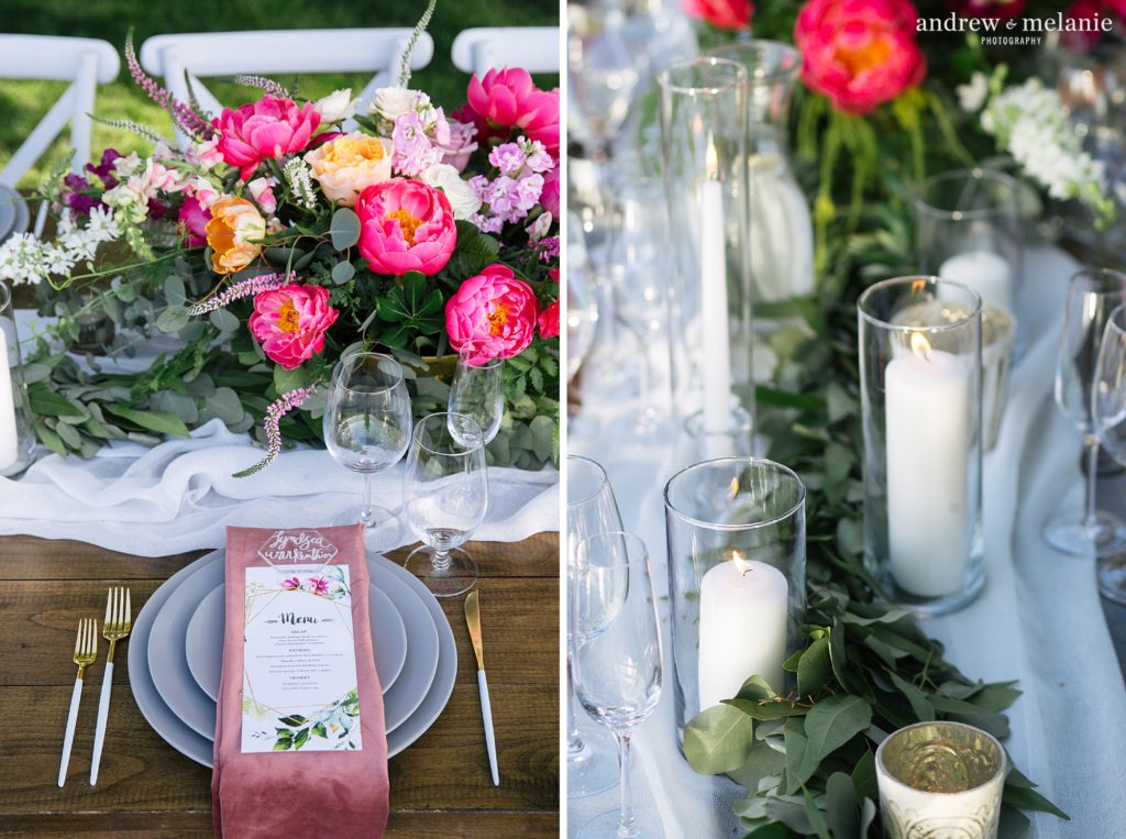 elegant boho wedding photos